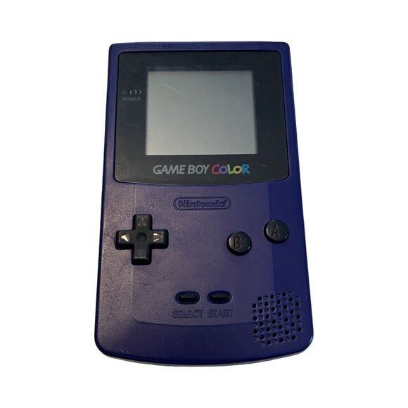 1998 Nintendo Game Boy Color Game Console CGB-001 GBC Grape Purple Tested - Picture 1 of 7